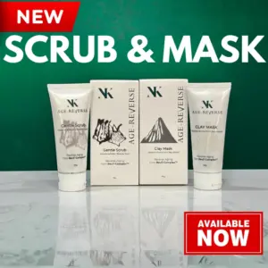 AGE-REVERSE CLAY MASK & GENTLE SCRUB