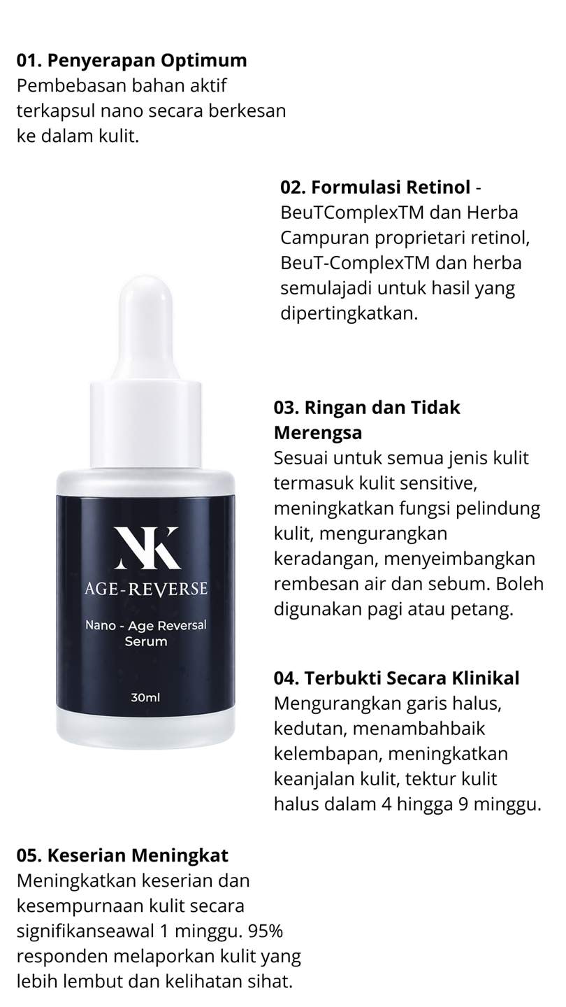 Kebaikan AGE-REVERSE Serum Limited Edition